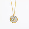 Wholesale Necklace Stainless Steel Titanium Steel Star Moon Geometric Twelve Constellations Dripping Oil Style For Women
