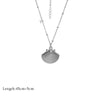 Wholesale Necklace Stainless Steel Titanium Steel Versatile Ocean Series Shell Pendant Electroplating Women's