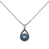 Wholesale Necklace 925 Sterling Silver Cartoon Character Ghost Big Eye Clavicle Chain For Women