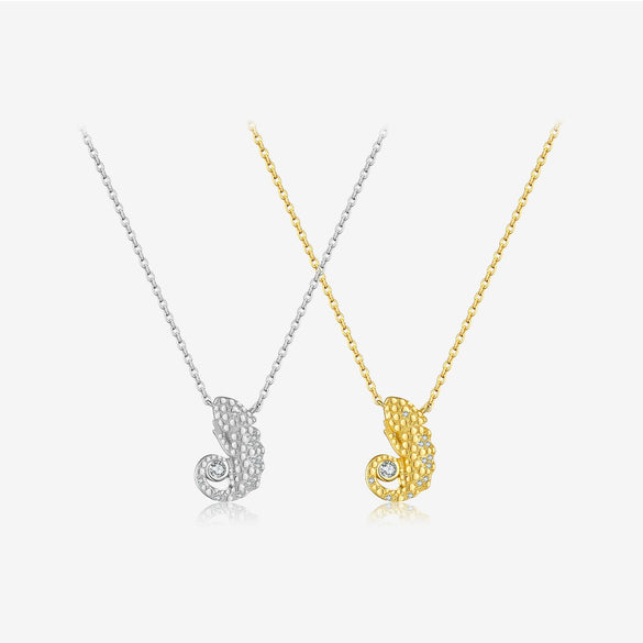 Wholesale Necklace 925 Sterling Silver Chameleon Electroplated Geometric For Women