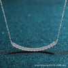 Wholesale Necklace 925 Sterling Silver Doll Pattern Smiley Face Pendant Cross Flower Chain Electroplated For Female