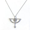 Wholesale Necklace 925 Sterling Silver Geometric Cupid's Arrow Electroplated