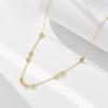 Wholesale Necklace 925 Sterling Silver Geometric Diamond Stacked Design For Women