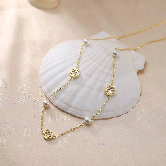 Wholesale Necklace 925 Sterling Silver Geometric Electroplating For Women