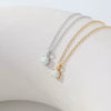 Wholesale Necklace 925 Sterling Silver Geometric Fourclaw Opal Electroplated Women's