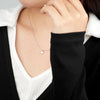 Wholesale Necklace 925 Sterling Silver Geometric Fourclaw Opal Electroplated Women's