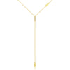 Wholesale Necklace 925 Sterling Silver Geometric Heart Long Tassel Electroplated Platinum 18K Gold Unisex