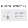 Wholesale Necklace 925 Sterling Silver Geometric Pendant Set With Diamonds Minimalist Style For Women