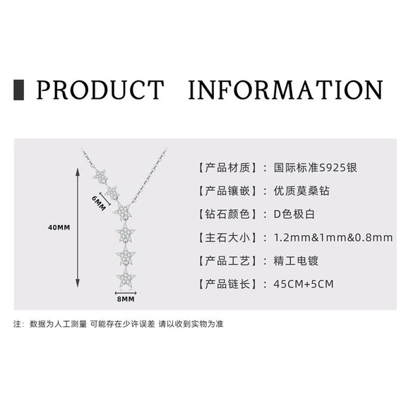 Wholesale Necklace 925 Sterling Silver Geometric Pendant Set With Diamonds Minimalist Style For Women