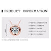Wholesale Necklace 925 Sterling Silver Geometric Pendant Set With Diamonds Minimalist Style For Women