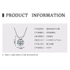 Wholesale Necklace 925 Sterling Silver Geometric Pendant Set With Diamonds Minimalist Style For Women