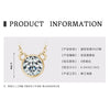 Wholesale Necklace 925 Sterling Silver Geometric Pendant Set With Diamonds Minimalist Style For Women