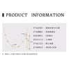 Wholesale Necklace 925 Sterling Silver Geometric Pendant Set With Diamonds Minimalist Style For Women