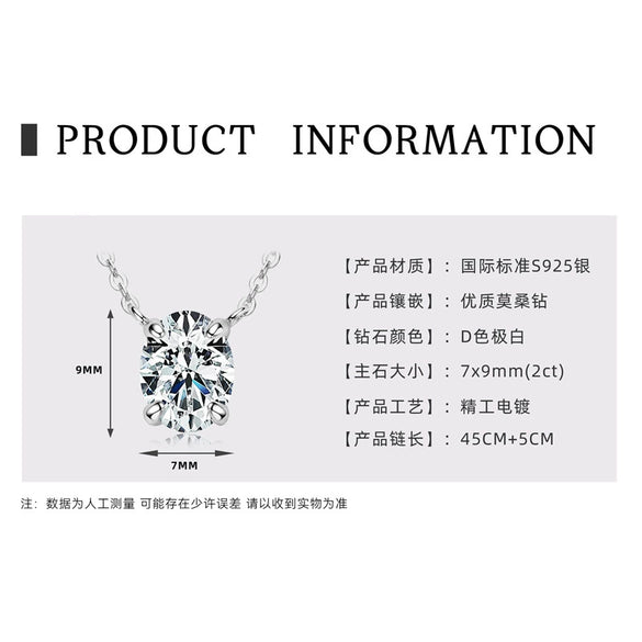 Wholesale Necklace 925 Sterling Silver Geometric Pendant Set With Diamonds Minimalist Style For Women