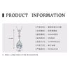 Wholesale Necklace 925 Sterling Silver Geometric Pendant Set With Diamonds Minimalist Style For Women