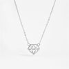 Wholesale Necklace 925 Sterling Silver Geometric Style Electroplated