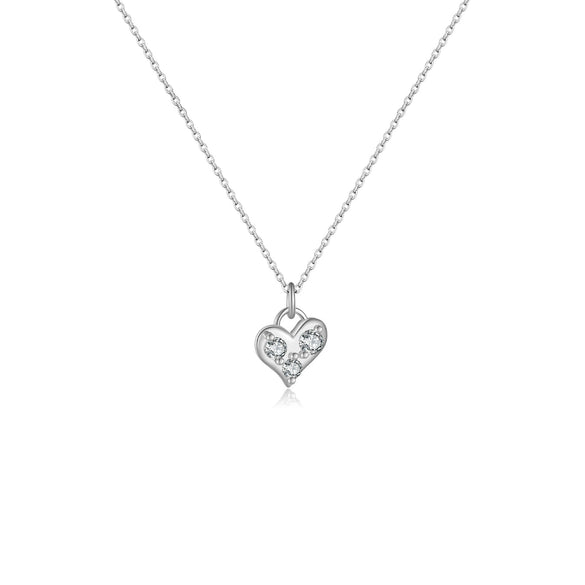 Wholesale Necklace 925 Sterling Silver Geometric Style Microinlaid With Diamonds Cross Chain Unisex