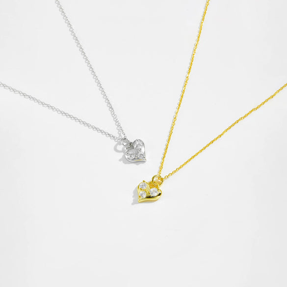Wholesale Necklace 925 Sterling Silver Geometric Style Microinlaid With Diamonds Cross Chain Unisex