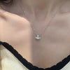 Wholesale Necklace 925 Sterling Silver Heart Shape With Saturn Planet Design For Women