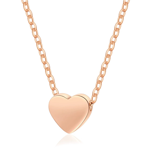 Wholesale Necklace 925 Sterling Silver Heartshaped Geometric Simple Light Luxury Women's Accessories
