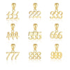 Wholesale Necklace 925 Sterling Silver Letters Numbers Text Electroplated For Women