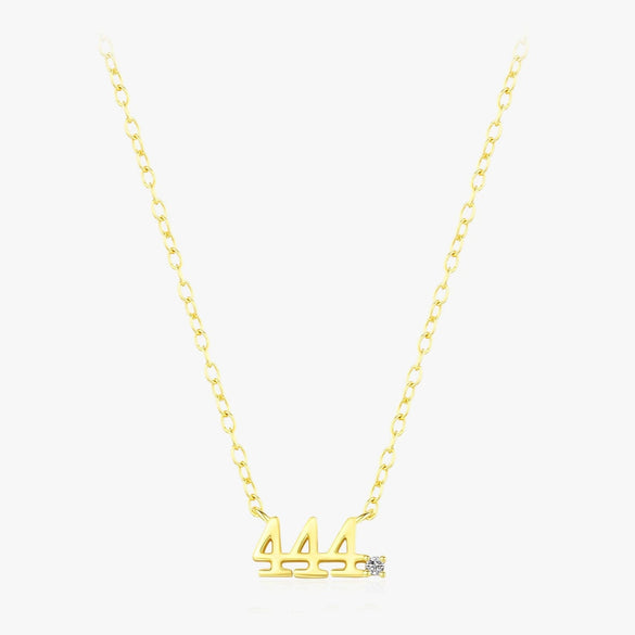 Wholesale Necklace 925 Sterling Silver Letters Numbers Text Electroplated Niche Design Women's Cross Chain