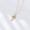 Wholesale Necklace 925 Sterling Silver Micro Inlaid Zircon Simple Elegant All Match Clavicle Jewelry For Women
