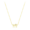 Wholesale Necklace 925 Sterling Silver Niche Design With Letters Numbers Text Electroplated For Women