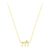 Wholesale Necklace 925 Sterling Silver Niche Design With Letters Numbers Text Electroplated For Women