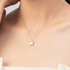 Wholesale Necklace 925 Sterling Silver Square Zircon Light Luxury Geometric Style For Women