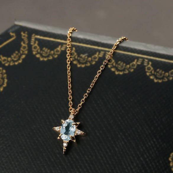 Wholesale Necklace 925 Sterling Silver Star Shape Electroplating