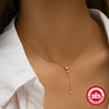 Wholesale Necklace 925 Sterling Silver Yshaped Tassel Geometric Electroplated For Women