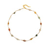 Wholesale Necklace Tiger's Eye Stone Green Stone Malachite Rope Stainless Steel Geometric Handmade Women's Retro Light Luxury