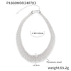 Wholesale Necklace 316L Stainless Steel Geometric Gold Plated Hiphop Style