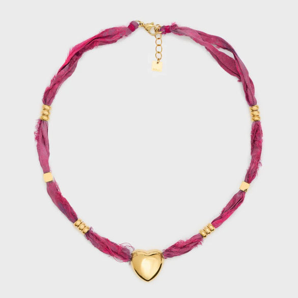 Wholesale Necklace Titanium Steel Heart Shape Pendant Electroplating Fashion