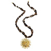 Wholesale Necklace Titanium Steel Leopard Print Animal Zodiac Pendant Electroplated
