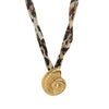 Wholesale Necklace Titanium Steel Leopard Print Animal Zodiac Pendant Electroplated