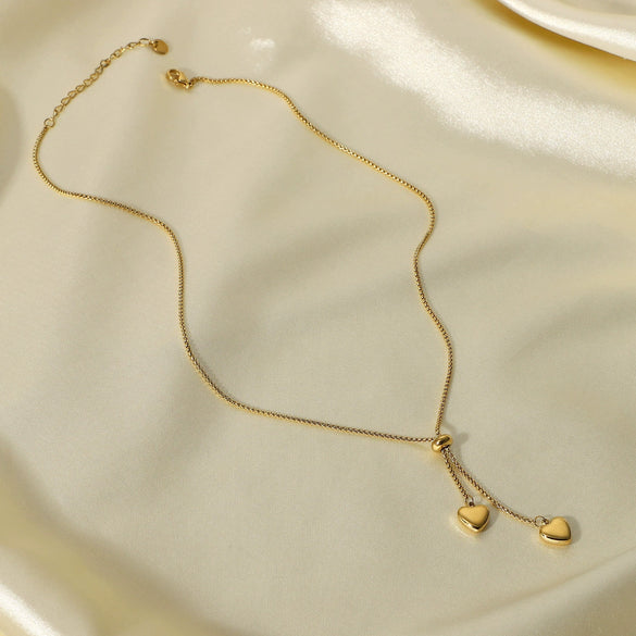 Wholesale Necklace Titanium Steel Snake Bone Chain Geometric Pendant Electroplating Unisex