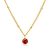 Wholesale Necklace Women's Ins Style Geometric Stainless Steel And Titanium Steel Electroplated Diamondembedded