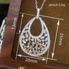 Wholesale Necklace Women's Light Luxury Heavy Industry Style Copper Geometric Shiny Zircon Mixed Gemstone Setting