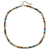 Wholesale Necklace Wood Chips Turquoise Geometric Handmade Bohemian Style Unisex