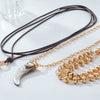 Wholesale Necklace Zinc Alloy Animal Zodiac Geometric Fashion Electroplating Pendant Chain