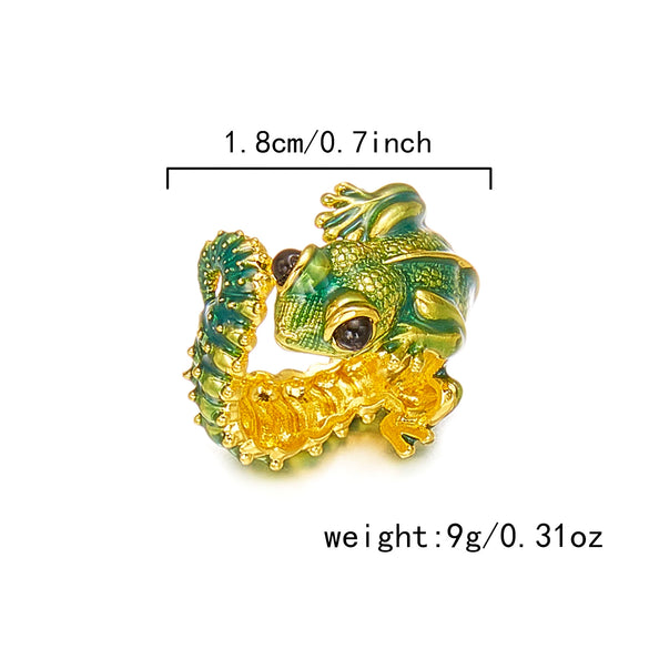 Wholesale Niche Animal Style Electroplated Alloy Ring For Unisex
