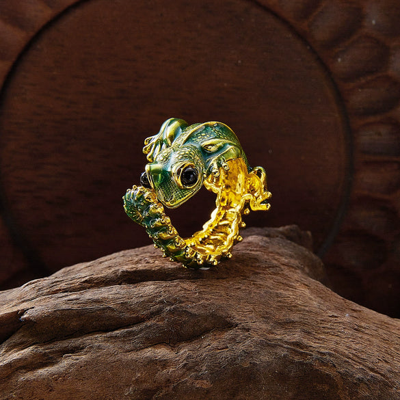 Wholesale Niche Animal Style Electroplated Alloy Ring For Unisex