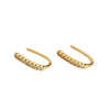 Wholesale Niche Diamond Ear Studs 925 Silver Ins Zircon Geometric Style Electroplated Women's Earrings