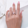 Wholesale Niche Geometric S925 Sterling Silver Inlaid Cat's Eye Ring For Women