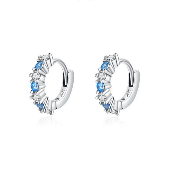 Wholesale Niche Geometric S925 Sterling Silver Inlaid Zircon Earrings For Women