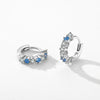 Wholesale Niche Geometric S925 Sterling Silver Inlaid Zircon Earrings For Women
