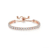 Wholesale Niche Simple Geometric Copper Zircon Unisex Bracelet Jewelry Accessories