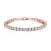 Wholesale Niche Simple Geometric Copper Zircon Unisex Bracelet Jewelry Accessories
